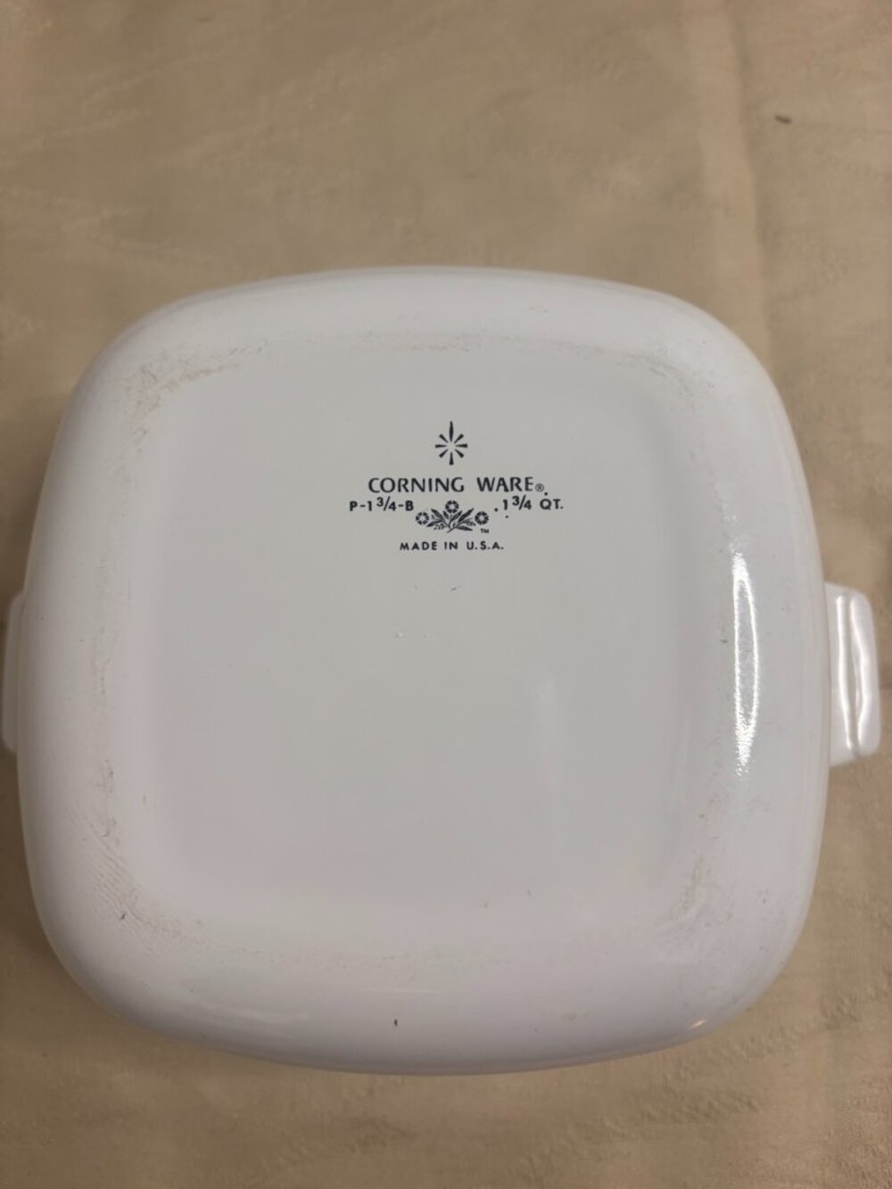 VTG Corning Ware Cornflower Blue Casserole Dish Roaster & Grab-It Lot - Picture 11 of 12